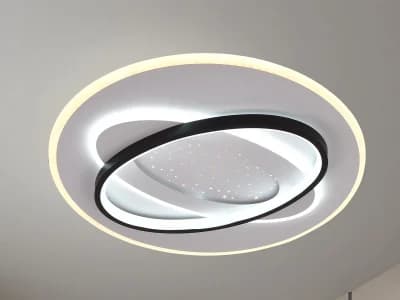 لوستر و چراغ سقفی LED خلاقانه ، فوق‌باریک با طرح ستاره‌ای و روشنایی بالا؛ مناسب برای اتاق خواب، اتاق کودک، نشیمن، ناهارخوری و آشپزخانه (نور گرم) کد2836 