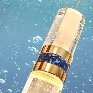 لوستر آویز کریستالی شیک برای راه پله / اتاق نشیمن /ساده و خلاقانه مدرن برای دکوراسیون لابی هتل راه پله ویلا، جزیره بار، باکس کابینت و کنار تختخواب 
