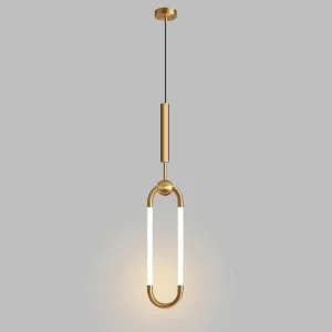 زیباترین چراغ‌های آویز LED به شکل حلقه و بیضی روی قاب استوانه‌ای کشیده فلز و اکرولیک/چراغ آویز سقفی، چراغ جزیره و ناهارخوری،آویز نوری باکس کابینت، اویز دو تایی کنار تختخواب، چراغ آویز اتاق نشیمن 