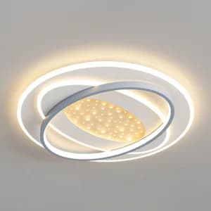 لوستر و چراغ سقفی LED خلاقانه ، فوق‌باریک با طرح ستاره‌ای و روشنایی بالا؛ مناسب برای اتاق خواب، اتاق کودک، نشیمن، ناهارخوری و آشپزخانه (نور گرم) کد2836 